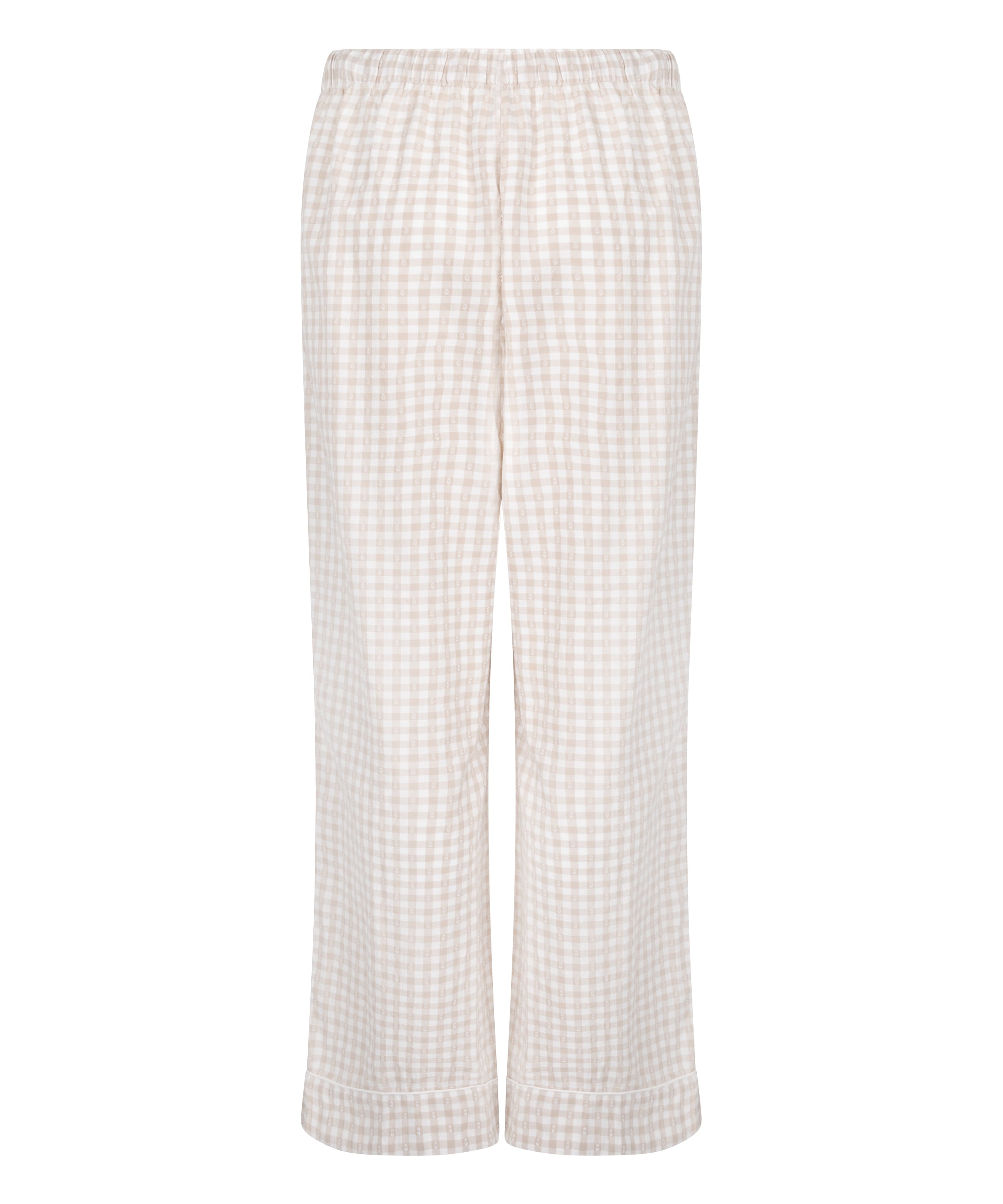 Dobby Pyjama Pant Woven Cotton, Beige, main