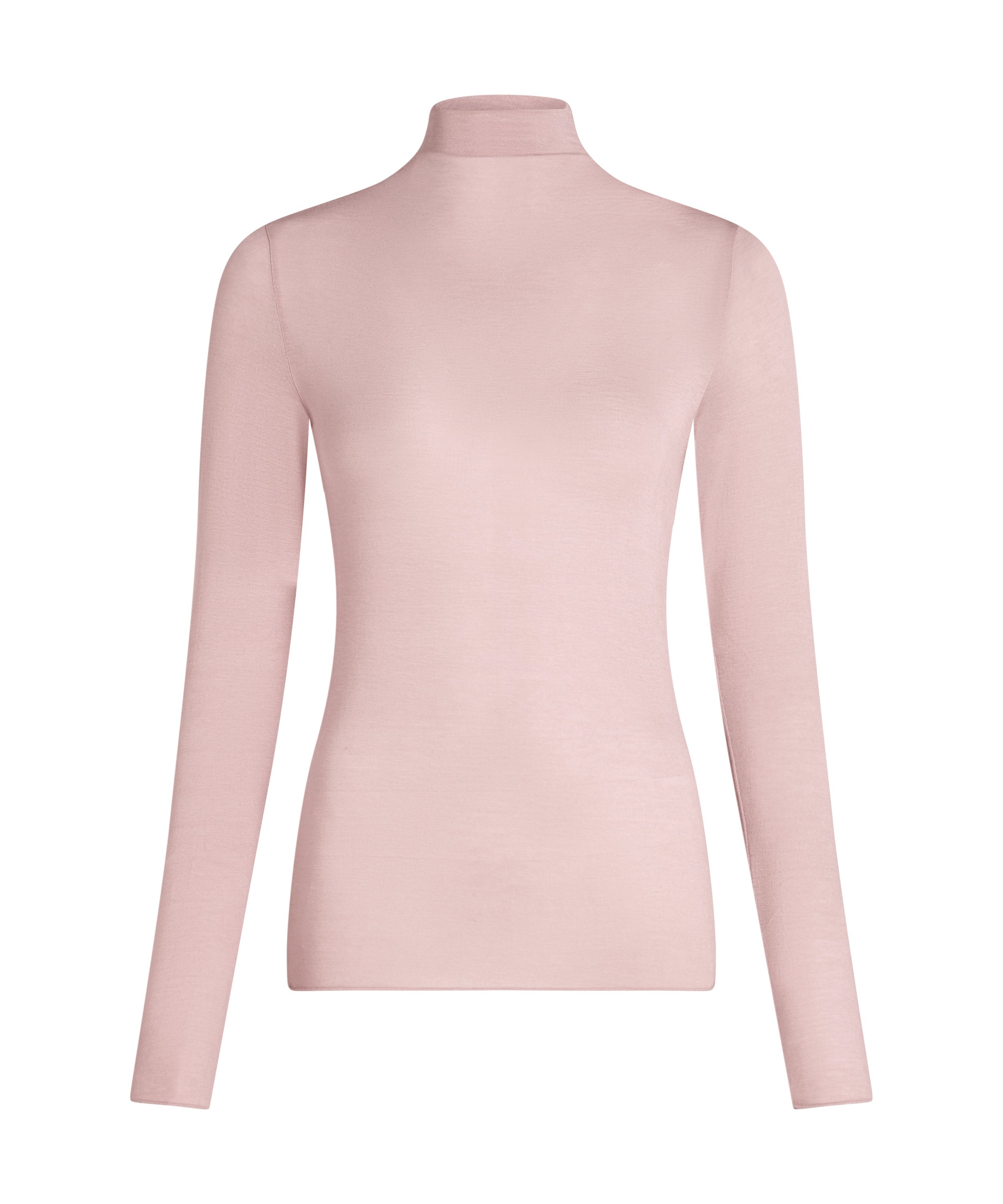 super soft Turtleneck shirt with Cashmere, Pink, main