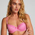 Lola Padded Underwired Bra, Blue