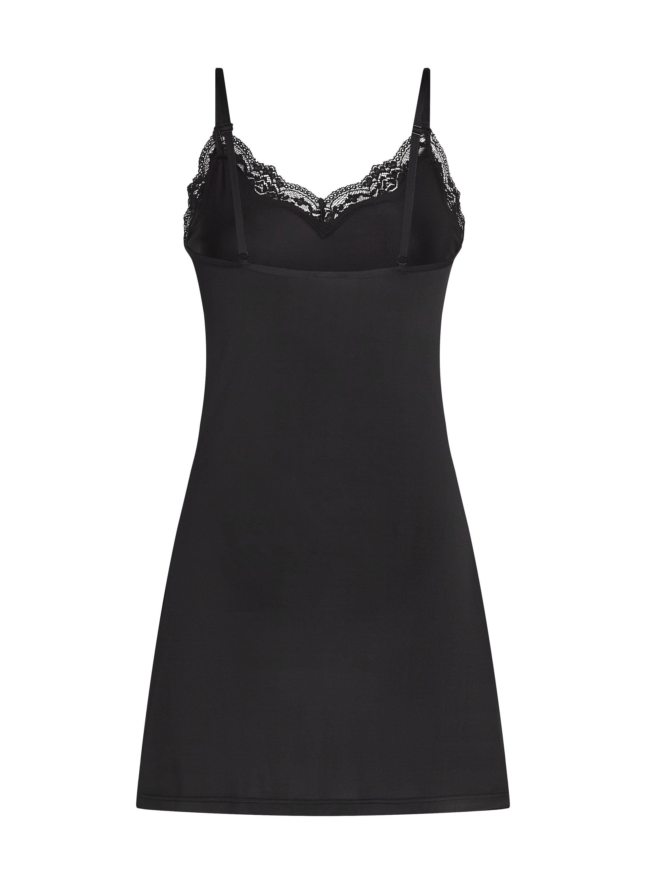 Smoothing underdress lace, Black, main