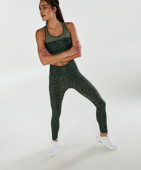 HKMX The Classic Level 1 Sports Bra, Green