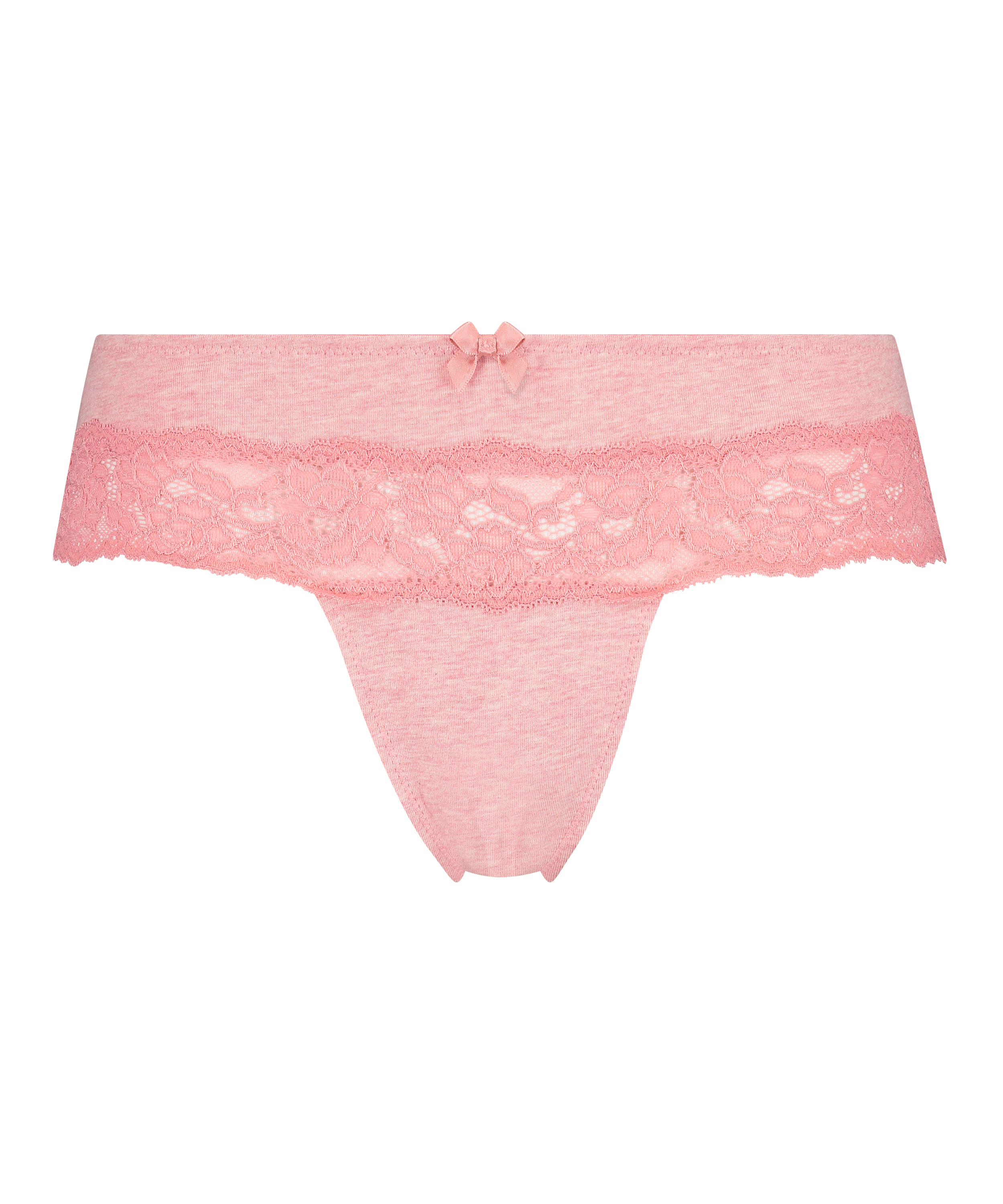 Cotton boxer thong, Pink, main