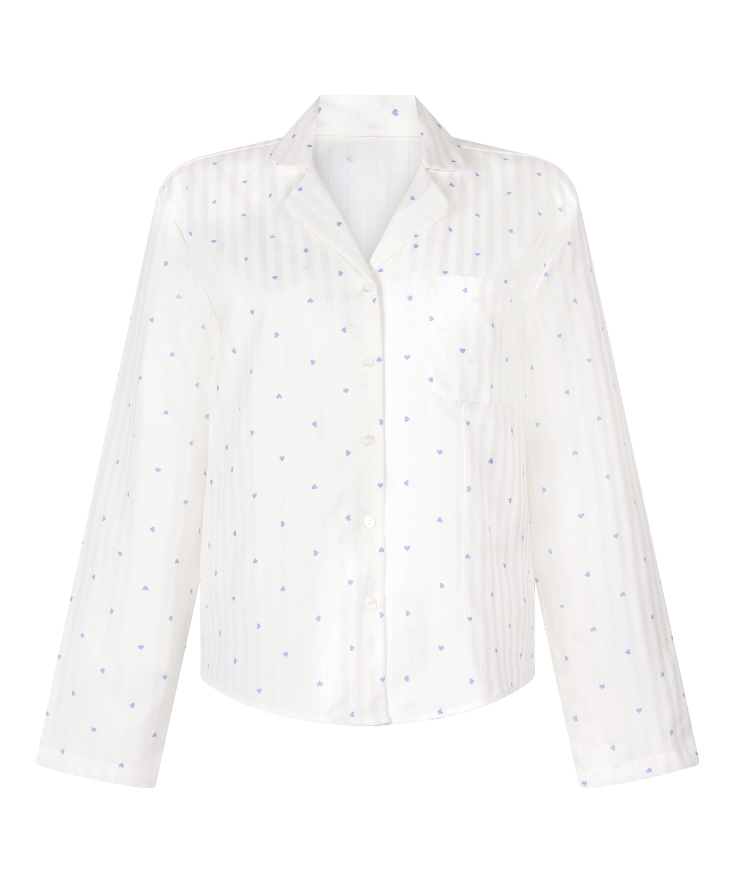 Jacquard Jacket Longsleeve, Blue