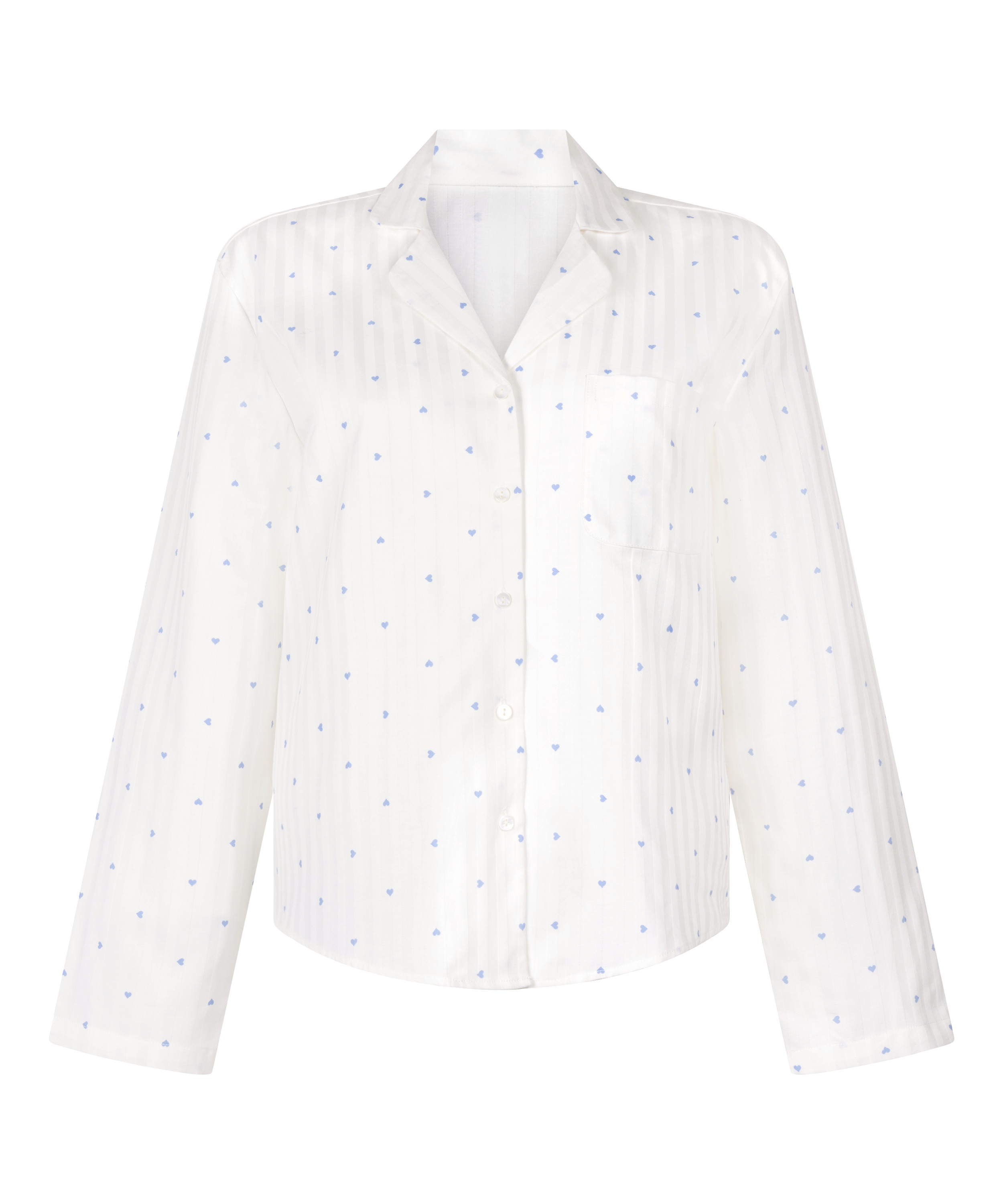 Jacquard Jacket Longsleeve, Blue, main