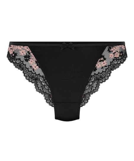 Caro Highleg Brazilian, Black