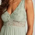 Nora Lace Slip Dress, Green