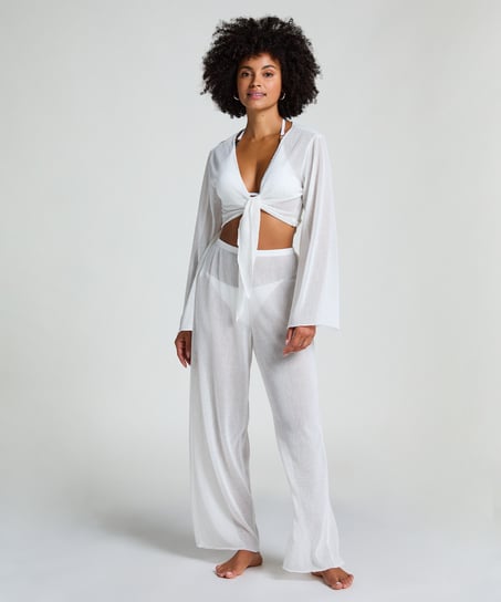 Beach Knit Pant, White
