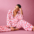 Springbreakers Woven Pyjama Bottoms, Pink