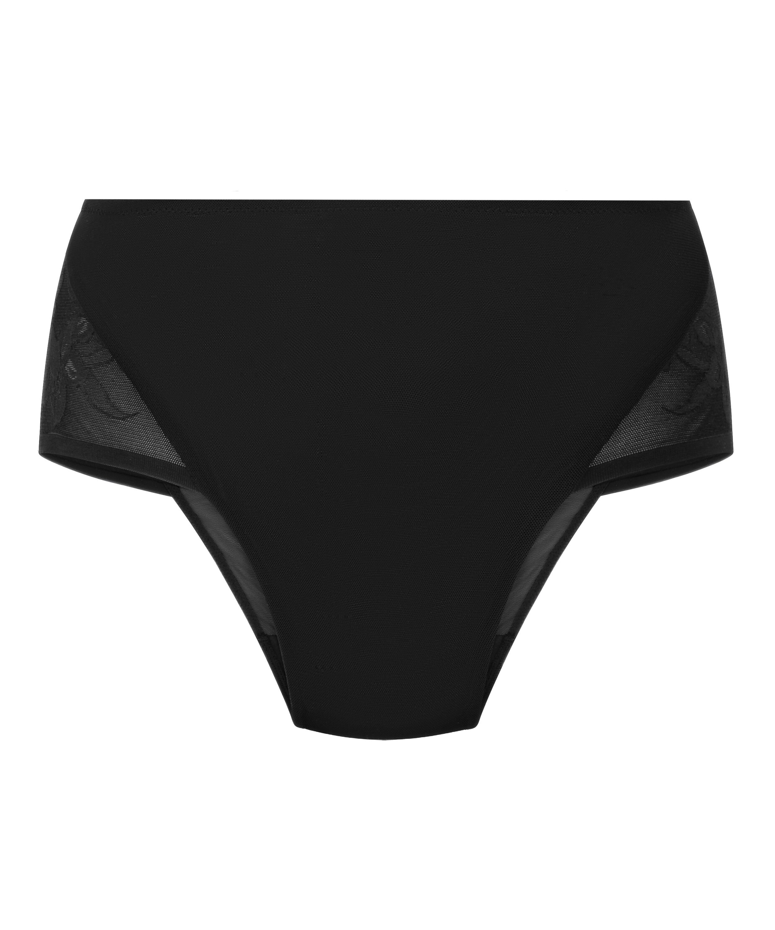 Jocelyn High-Waisted Brazilian, Black