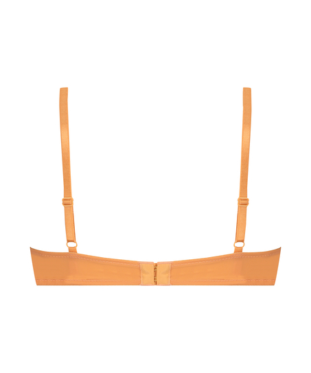 Plunge Padded Underwired Bra, Orange