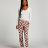 Flannel Pyjama Pants, White