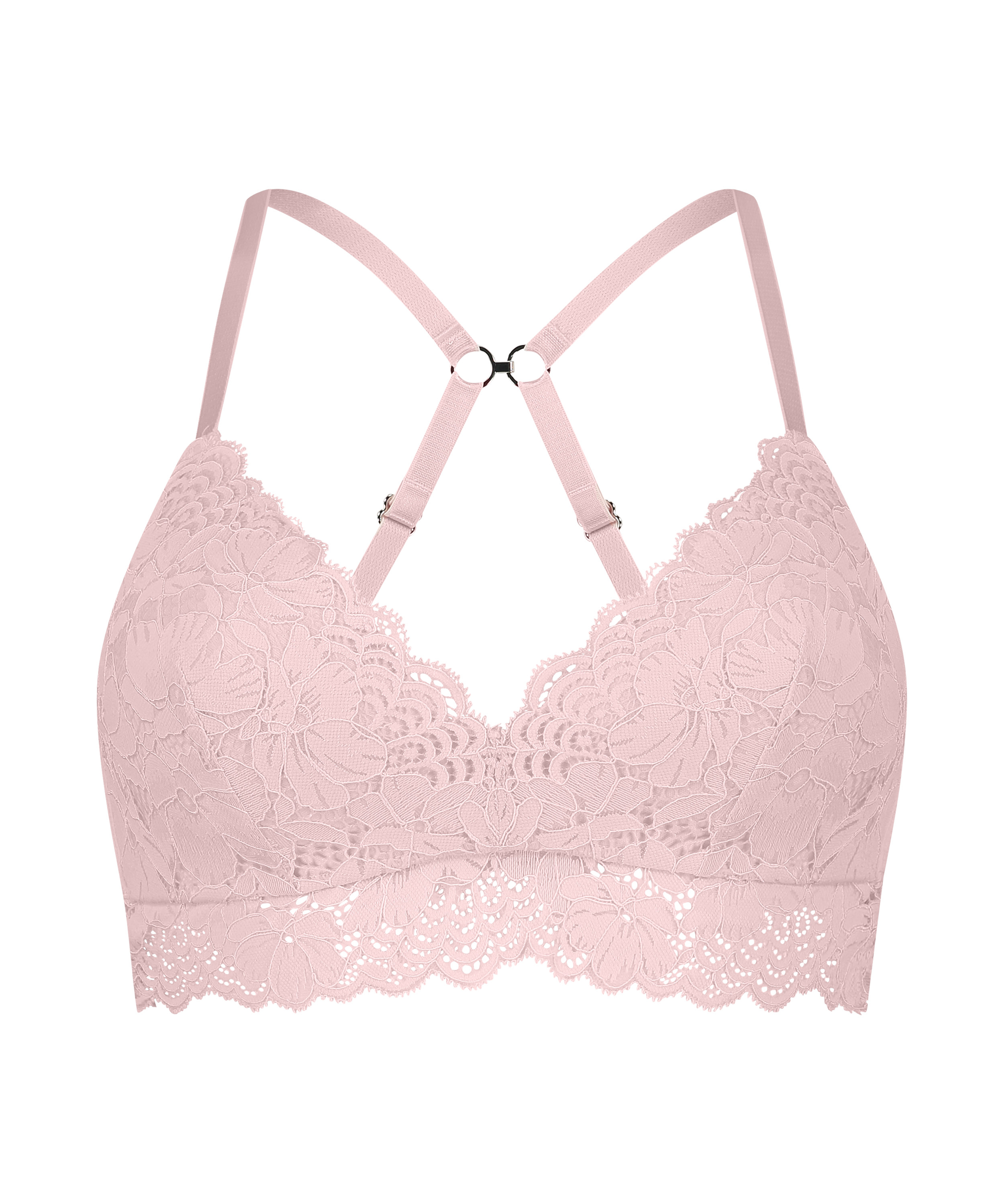 Andrea Padded Non-Wired Bra, Pink, main