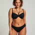Bikini Bottom With Wrap Luxe, Black