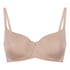 Smooth Padded Underwired Bra, Beige