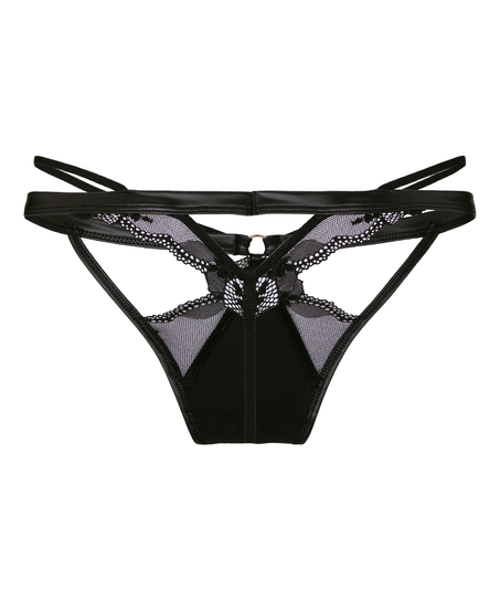 Highleg Thong Ilenia, Black