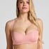 Smooth Padded Underwired Strapless Push-Up Bra, Pink