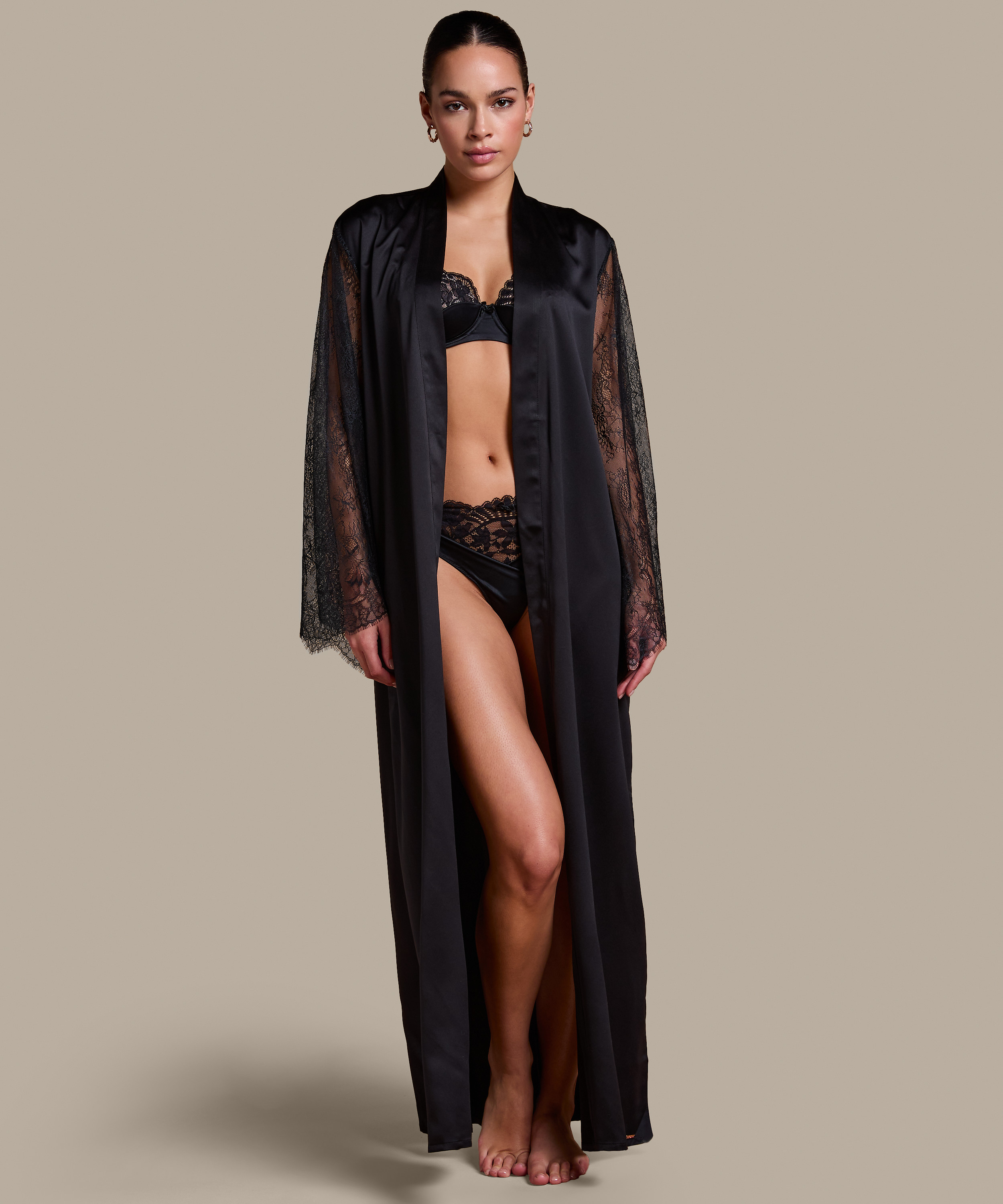 Camille Kimono, Black, main