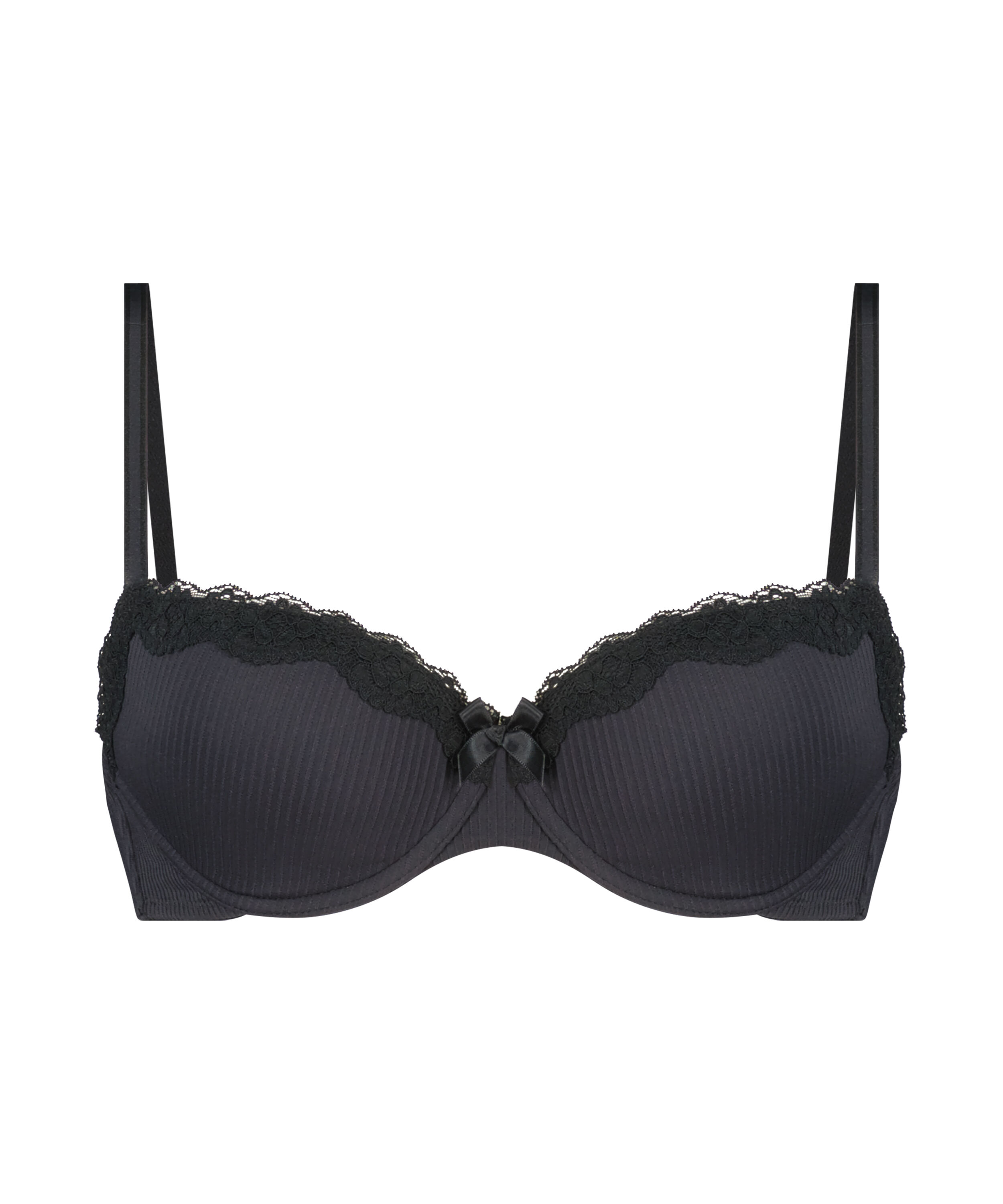 Lola Padded Underwired Bra, Black