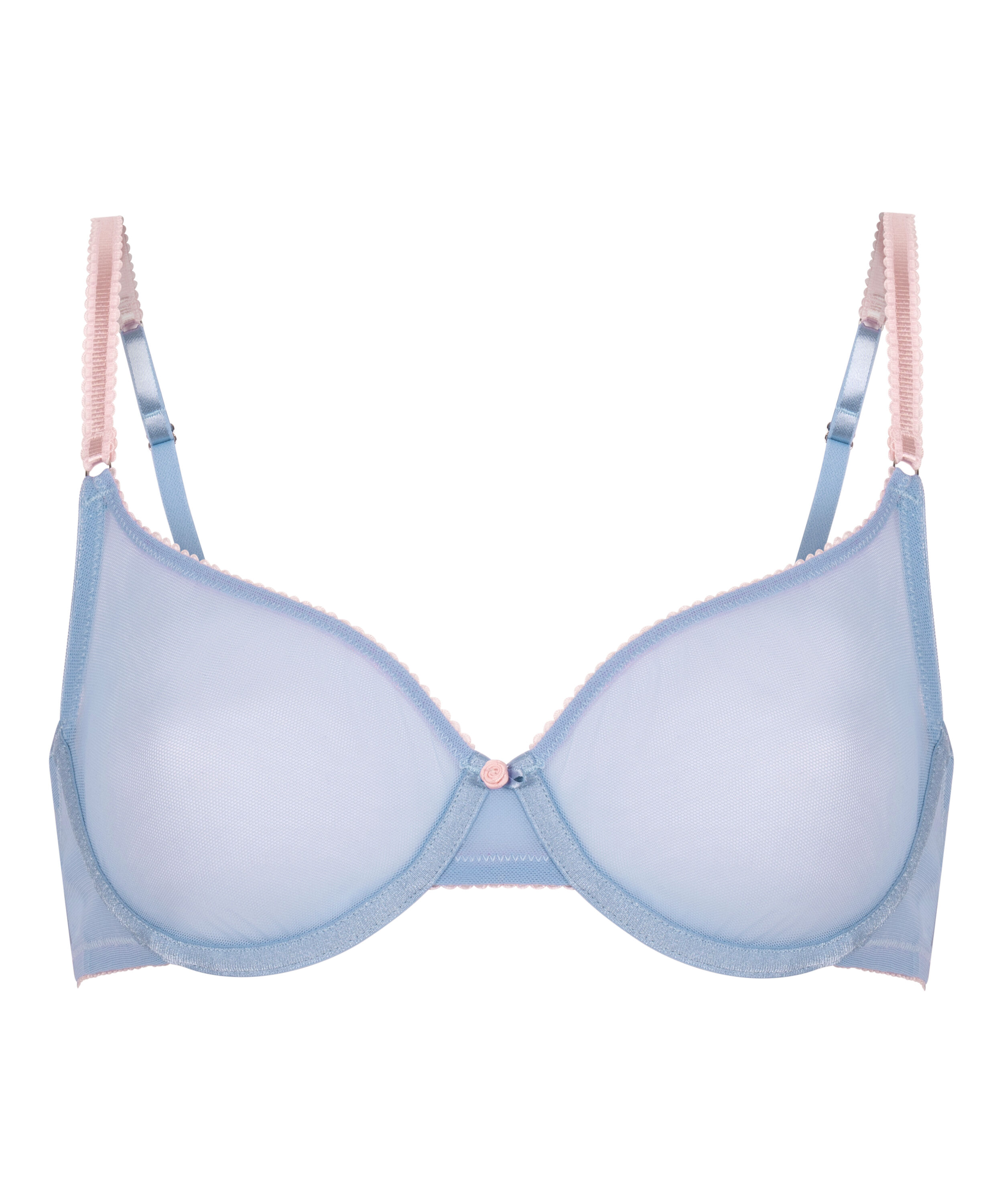 Roza Non-Padded Underwired Bra, Blue