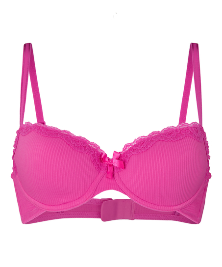Lola Padded Underwired Bra, Pink