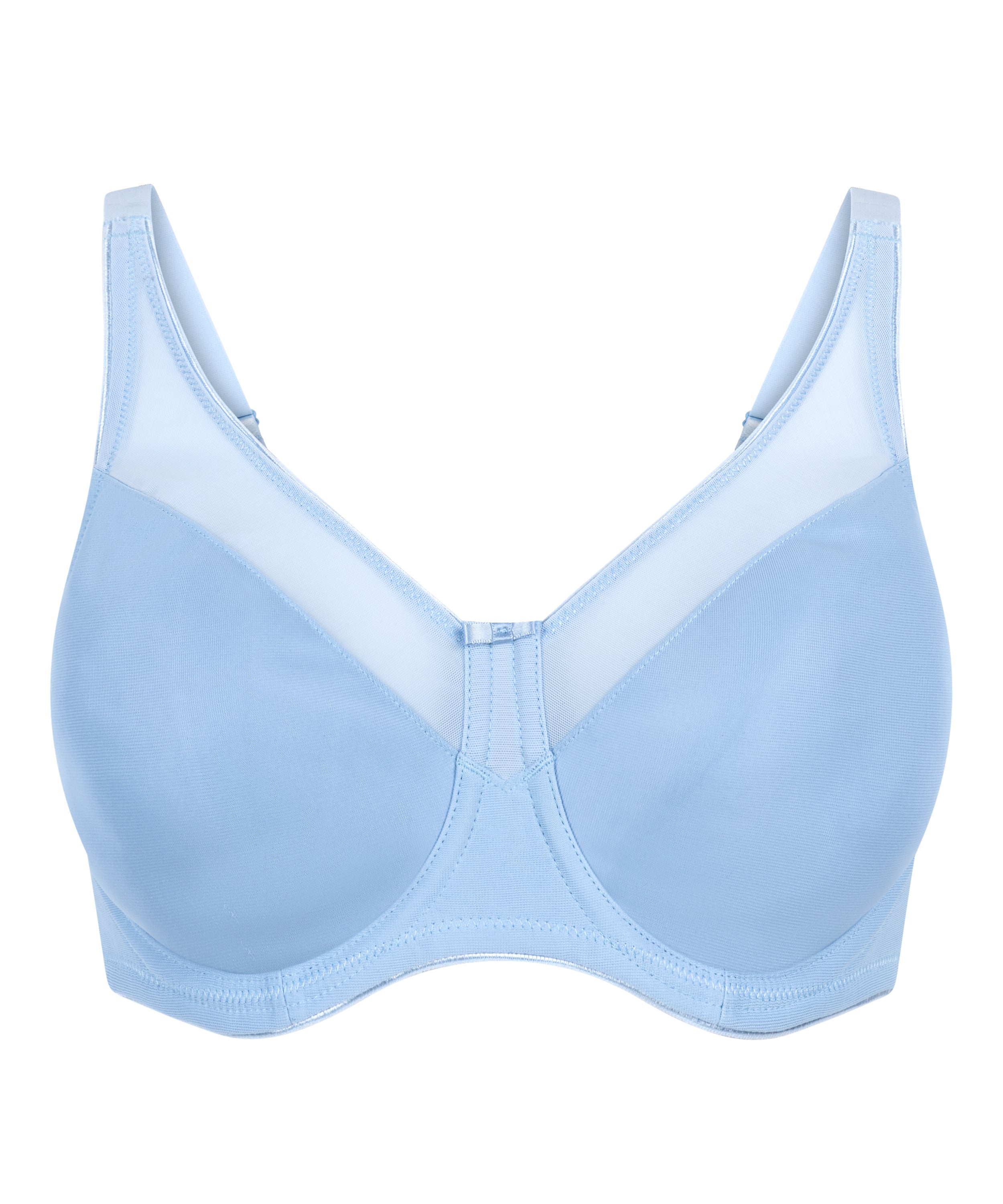 Nina Non-Padded Underwired Minimizer Bra, Blue, main