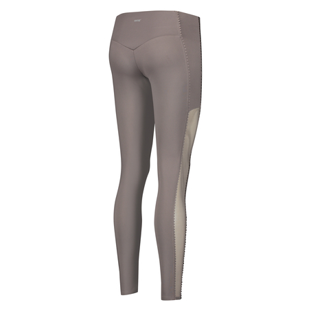 HKMX High waisted sport legging Scallop, Gray