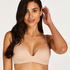 Mona padded non-underwired bra, Beige
