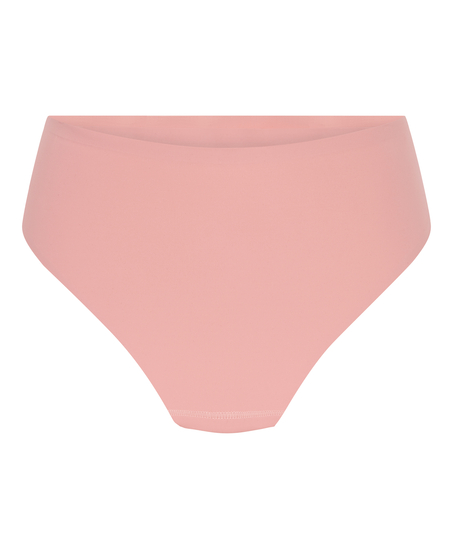 High Waisted Thong Smooth, Pink