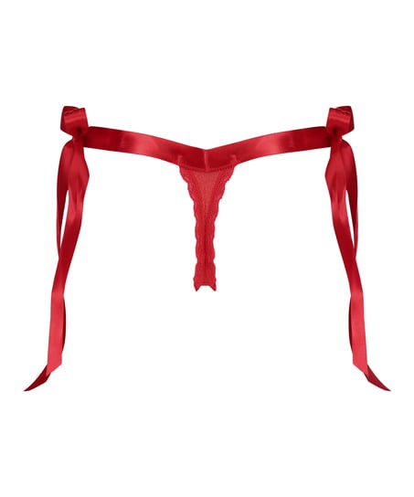 Berry Extra Low Rise Thong, Red