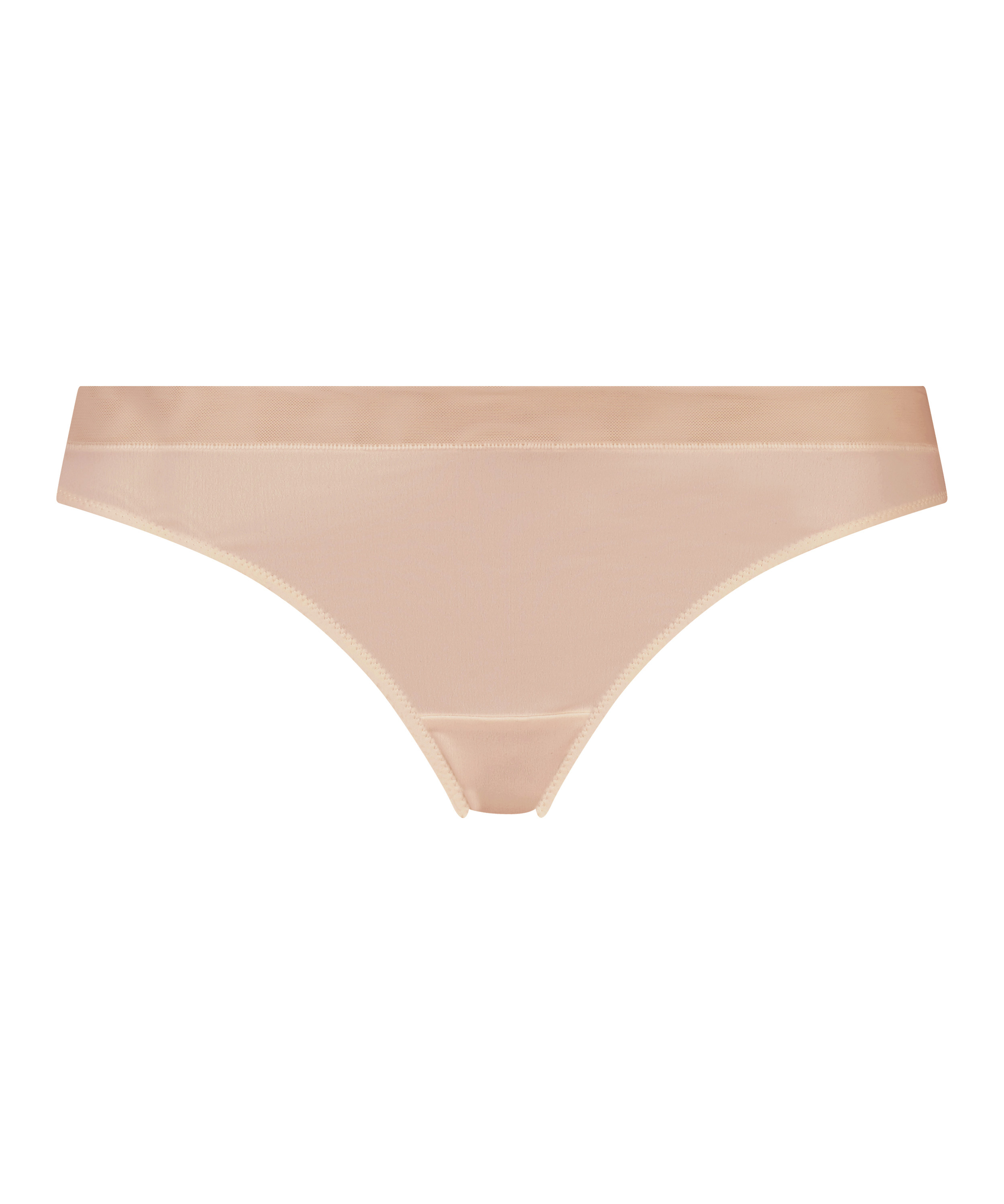 Mesh thong, Beige, main