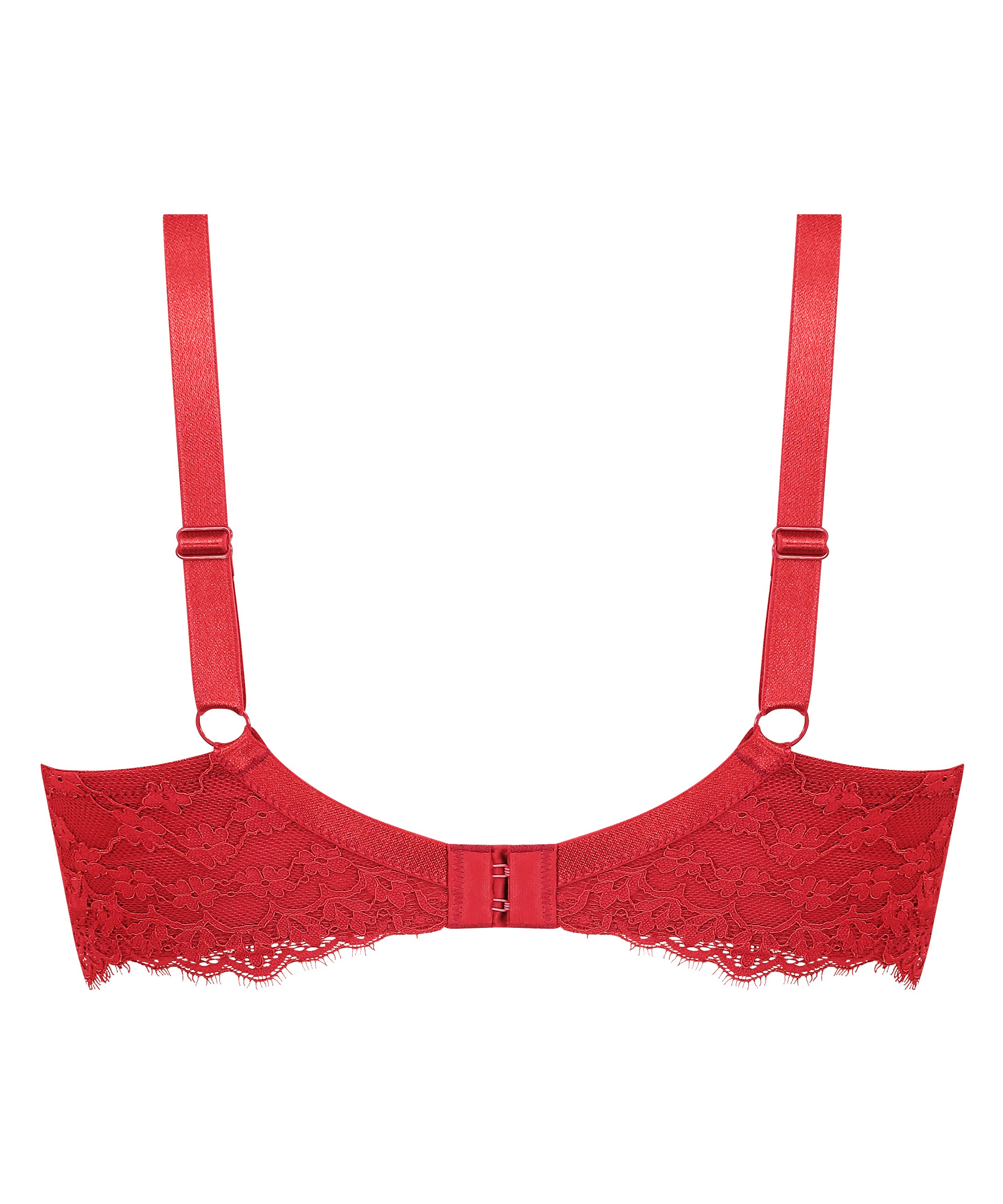 Daisy Non-Padded Underwired Bra, Red, main