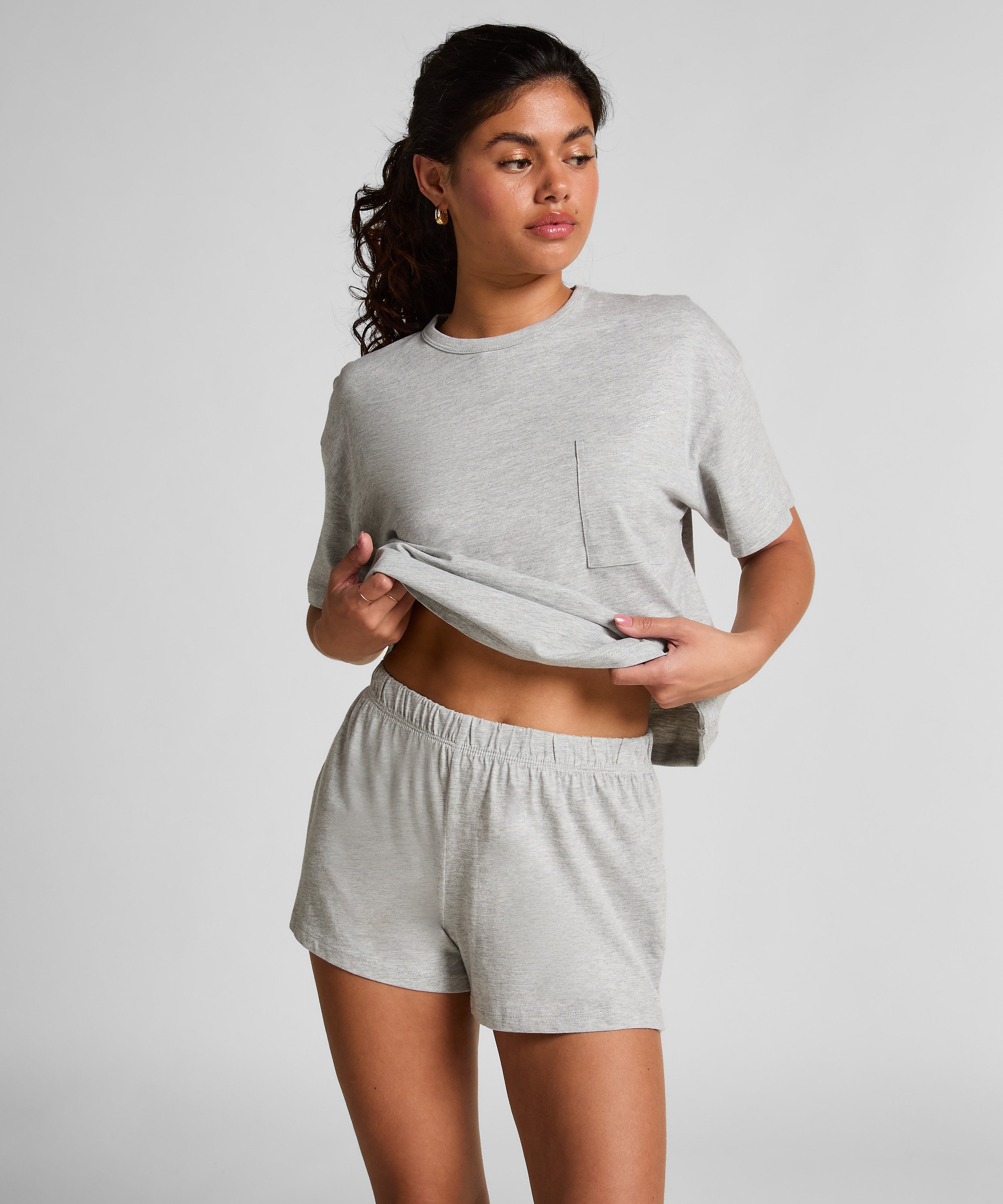 Pyjama Set, Gray, main