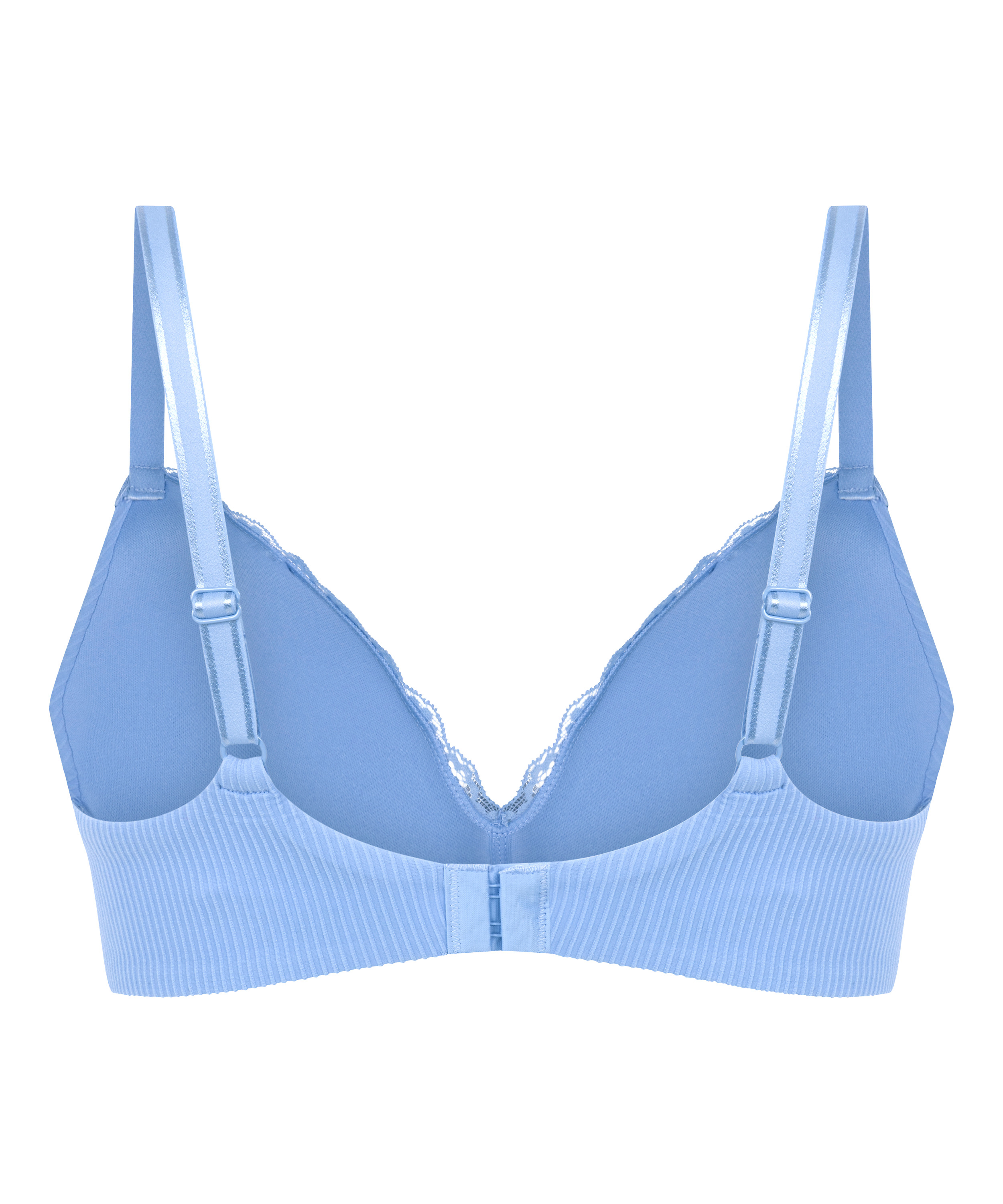 Lola Padded Non-Wired Bra, Blue, main