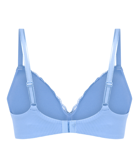 Lola Padded Non-Wired Bra, Blue
