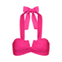 Naples Bikini Crop Top, Pink