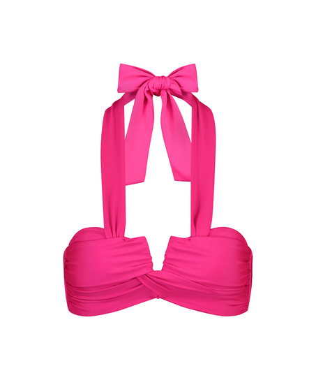 Naples Bikini Crop Top, Pink