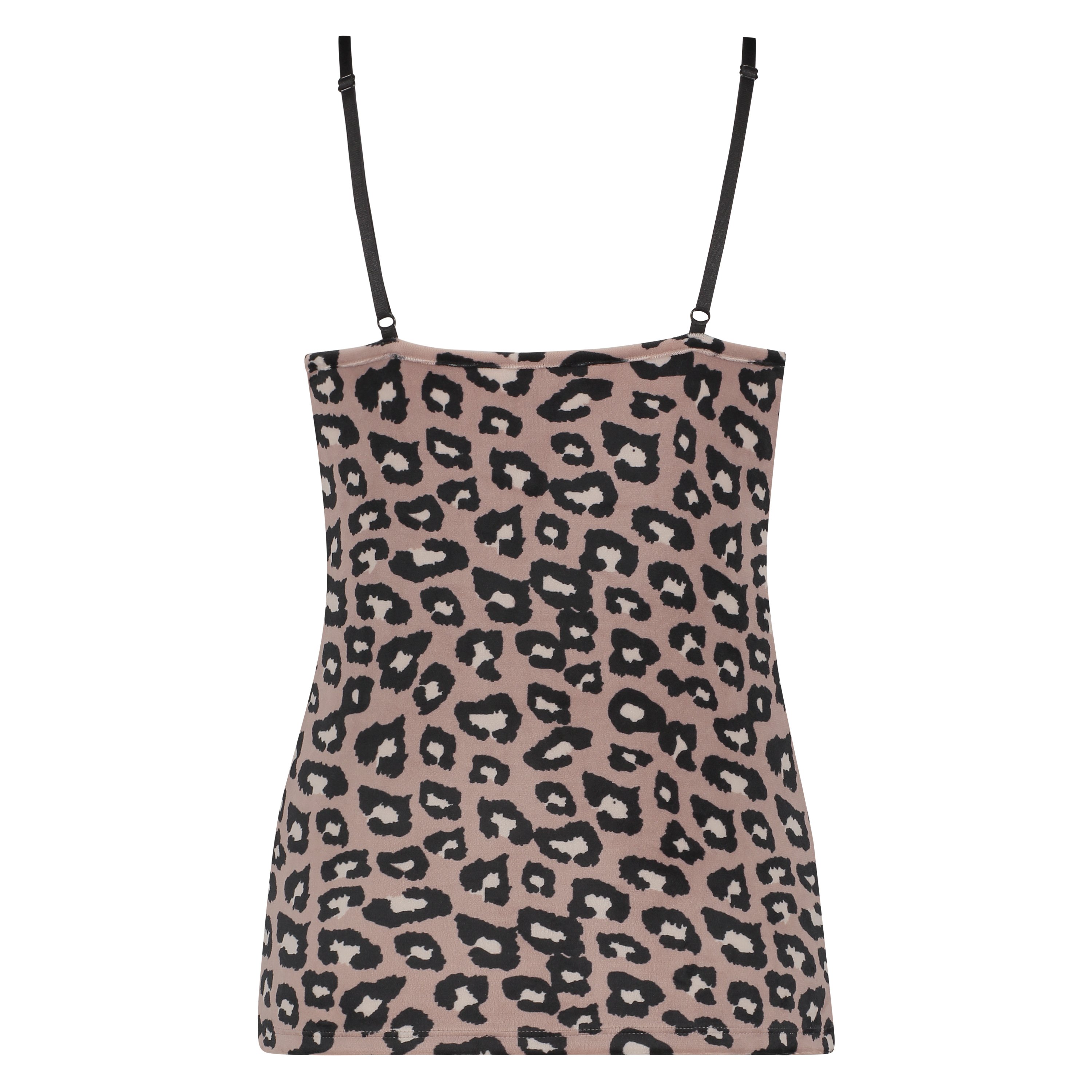 Leopard Velvet Cami, Pink, main