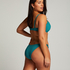 Relief High-Leg Bikini Bottoms, Green