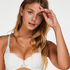 Christina Padded Underwired Bra, White