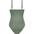 Shaping Scallop Swimsuit, Green
