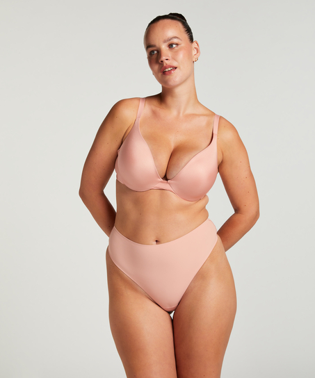 Smooth Padded Underwired Push-Up Bra, Pink