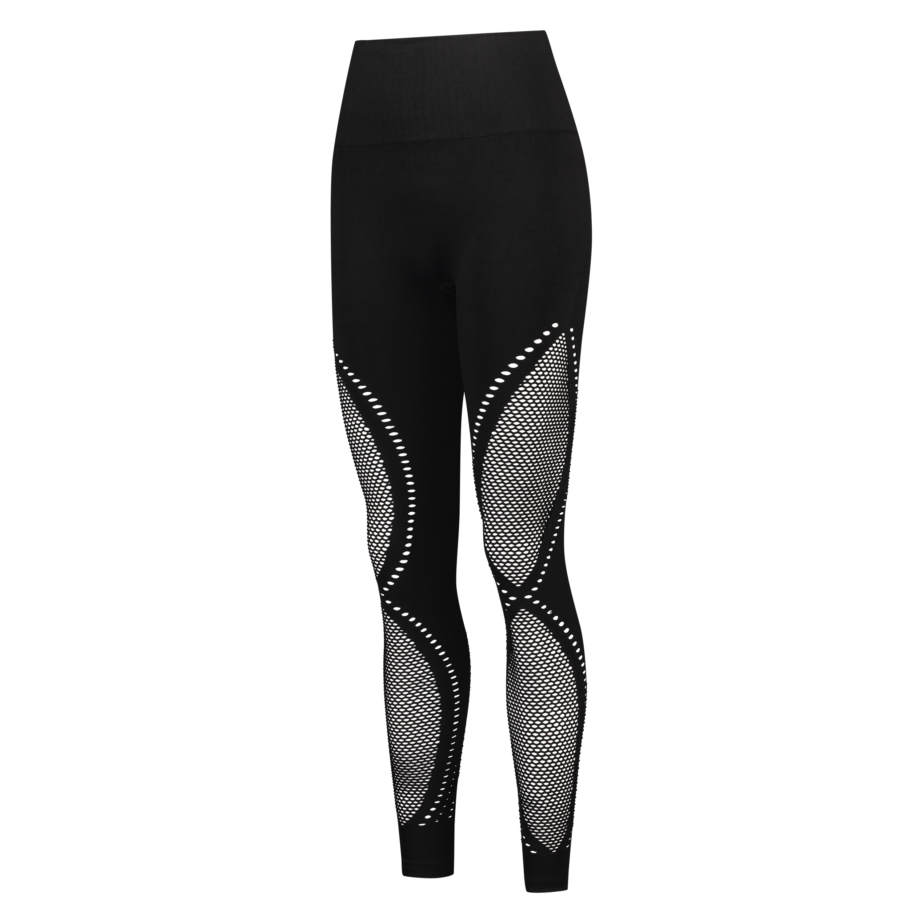 HKMX High Waist Seamless Sportlegging Comfort, Black, main