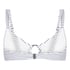 Bikinitop Stripes, White