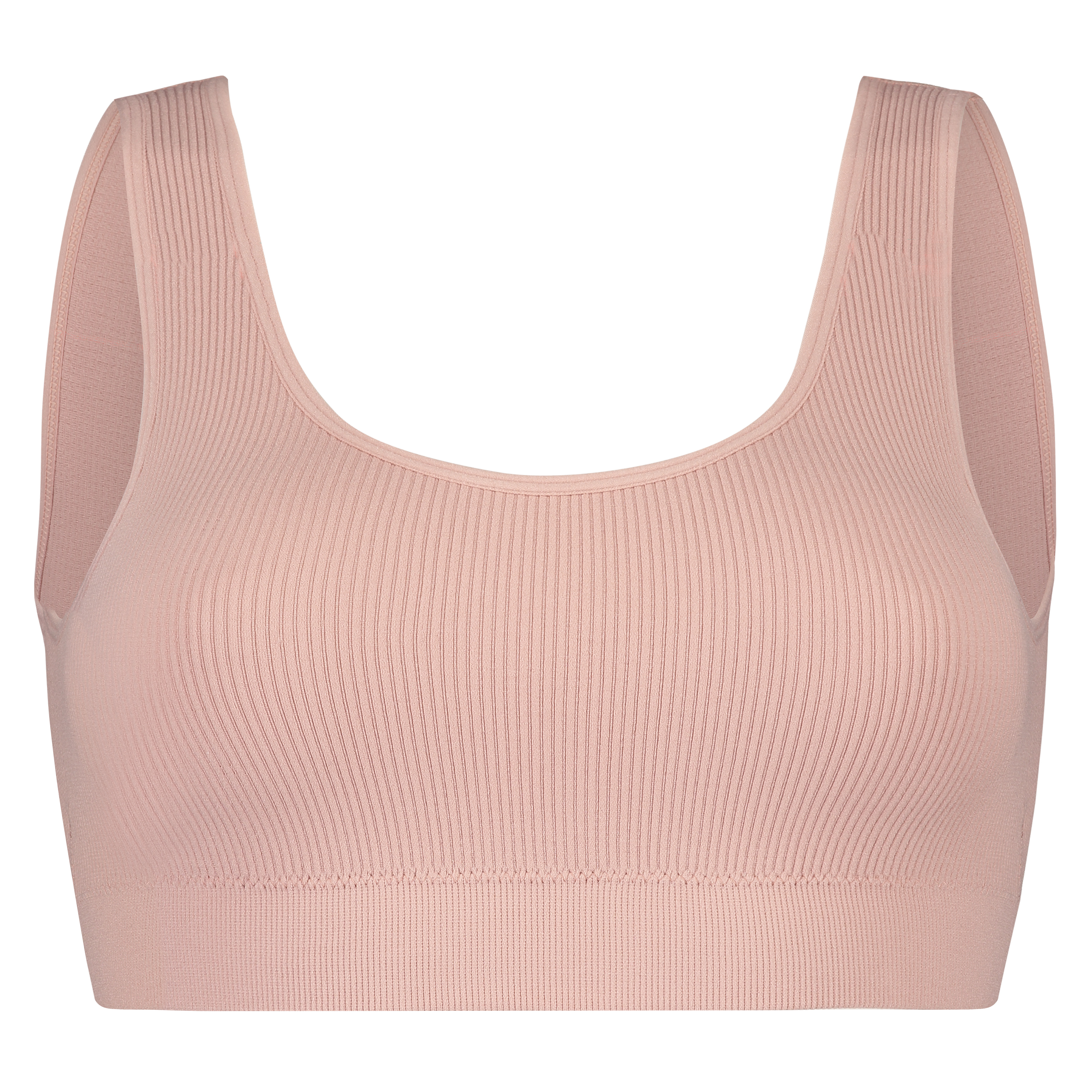 Seamless bralette, Pink, main