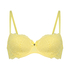 Marine Padded Underwired Bra, Yellow