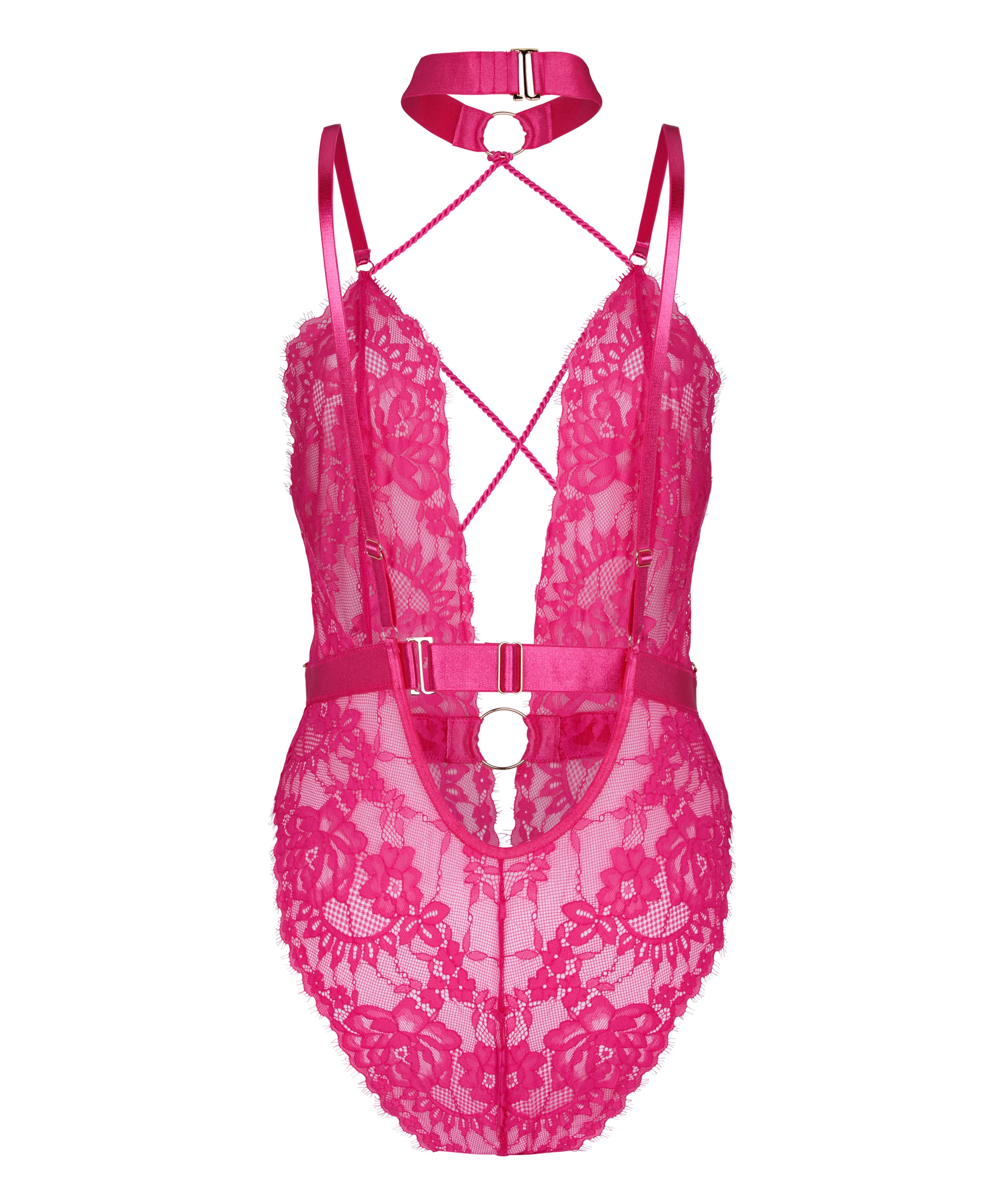 Private Brandy body open crotch, Pink, main