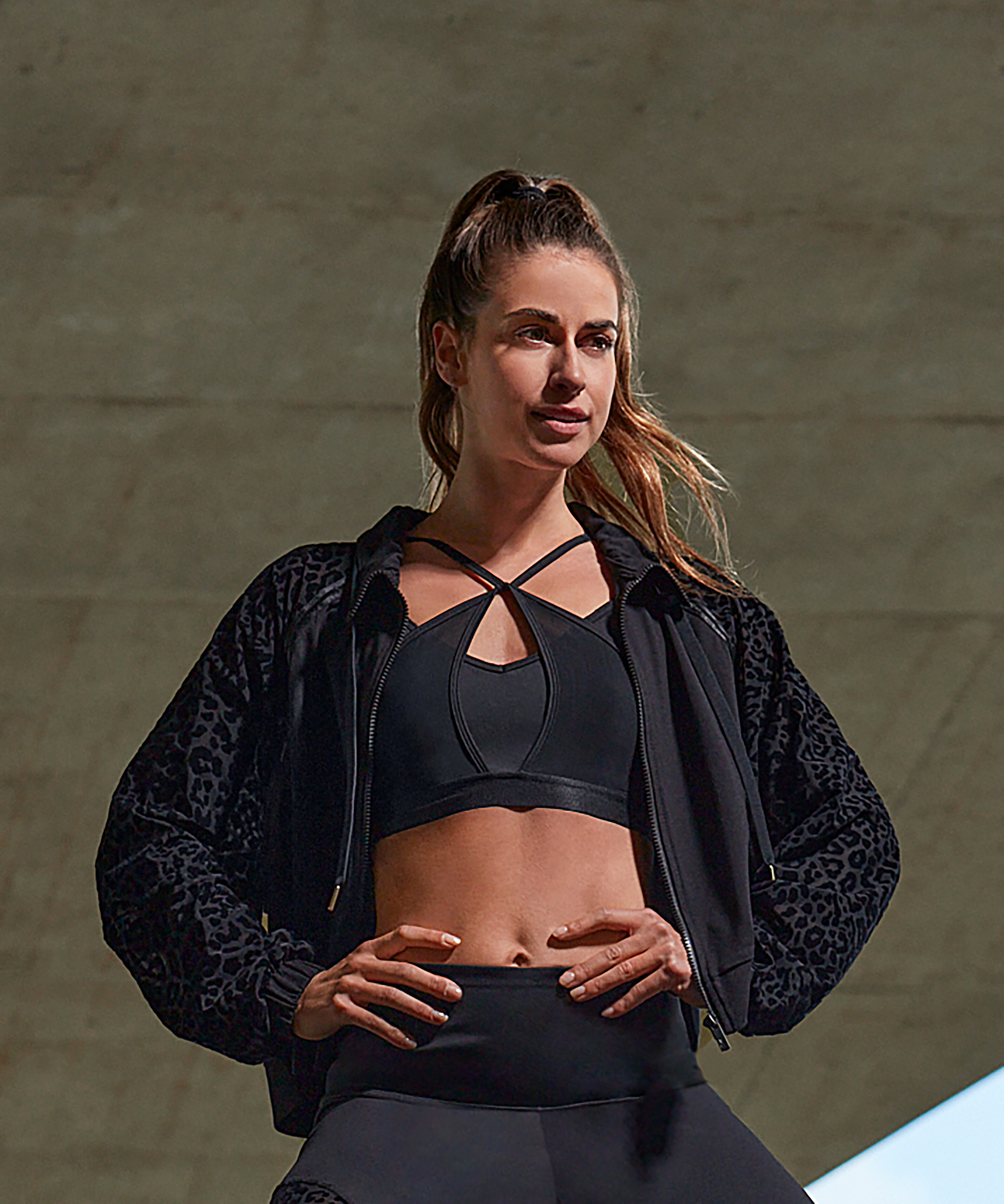 HKMX Leopard Jacket, Black, main