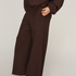 Pant viscose wide leg, Brown