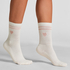 Cotton Crew Socks, White