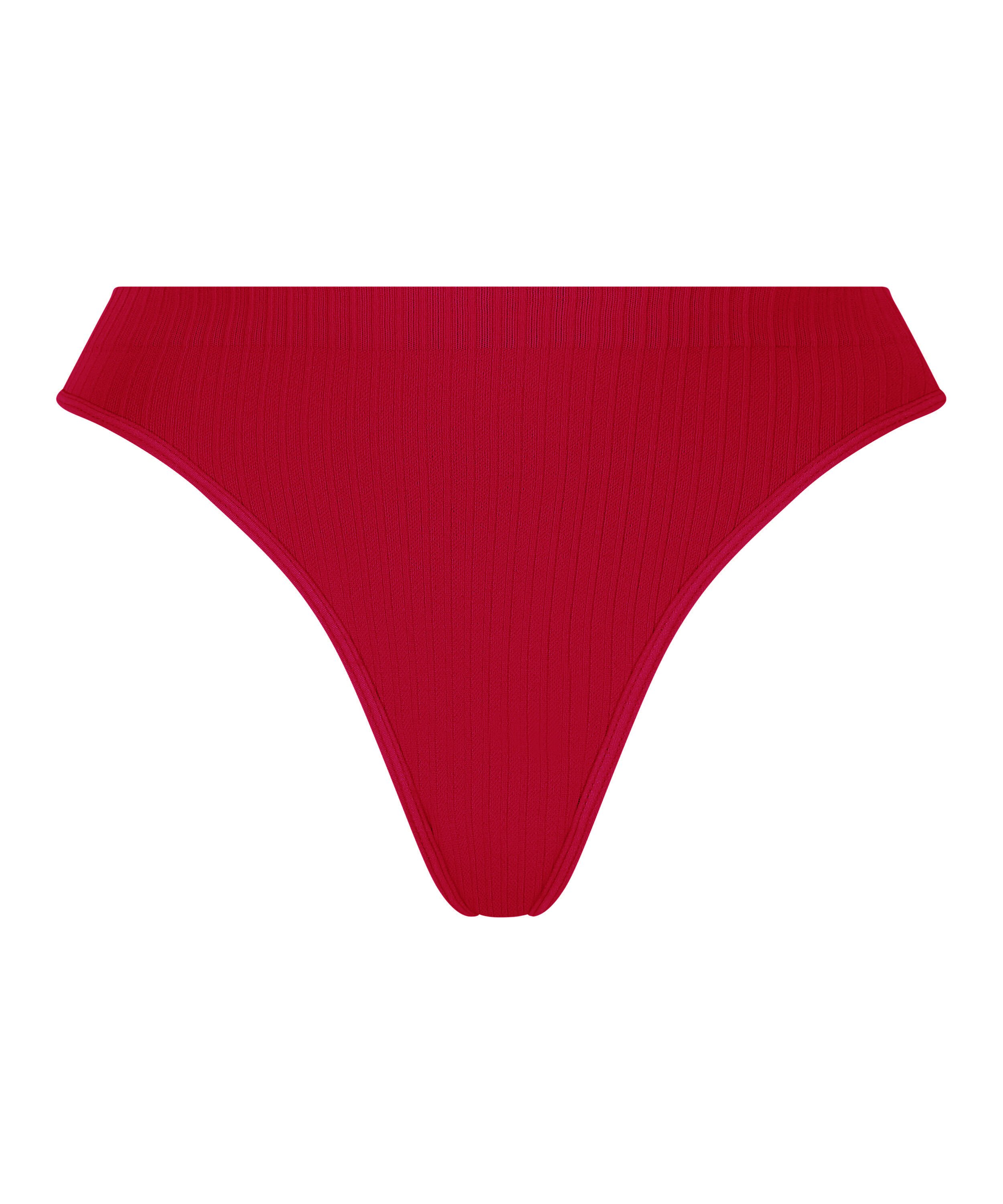Dianne High Leg Thong, Red
